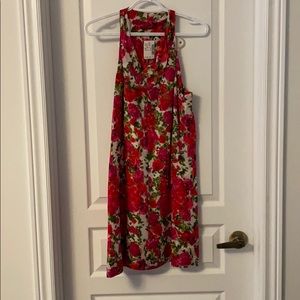 Sleeveless floral dress